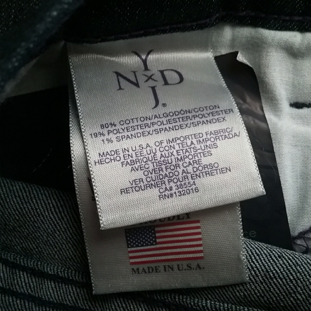 NYDJ Crop Denim Jeans NWOT - Picture 5 of 5